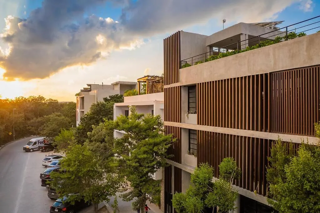 דירות טולום Luxe Jungle Loft Private Pool